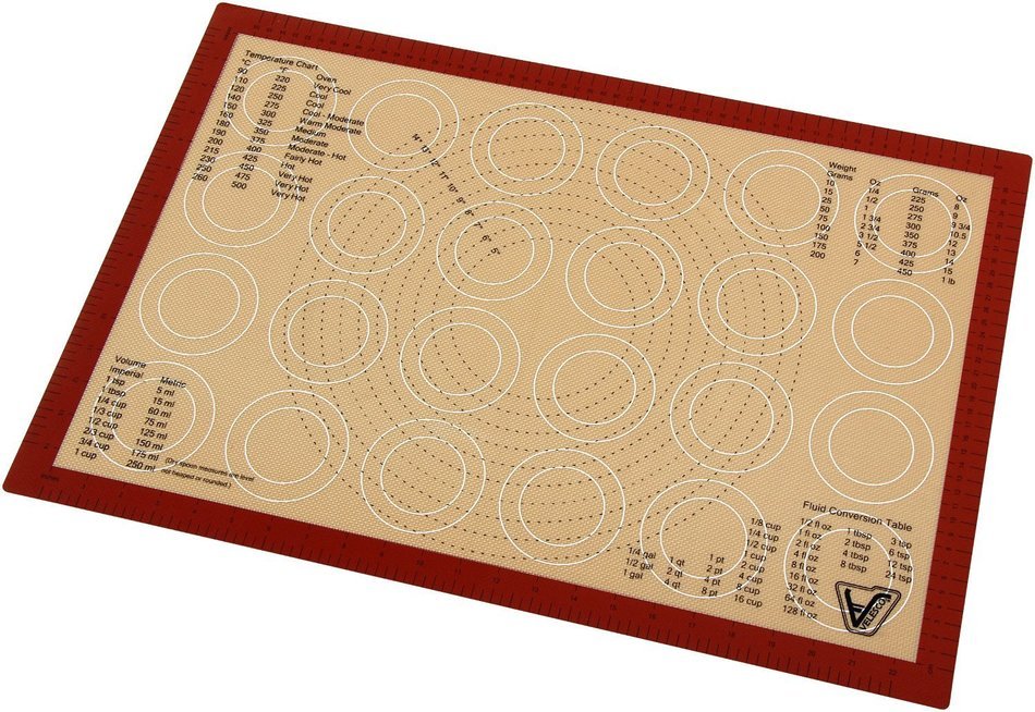 Silicone Baking Mat - Full Sheet Size (Thick & Large 24 1/2" x 16 1/2") - Non Stick Silicon Liner for Large Bake... N2