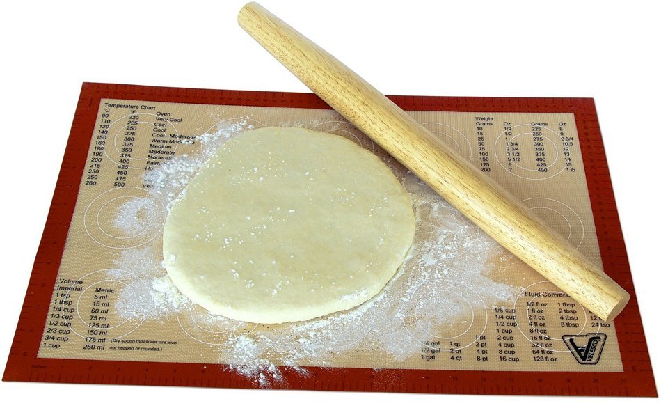 Silicone Baking Mat - Full Sheet Size (Thick & Large 24 1/2" x 16 1/2") - Non Stick Silicon Liner for Large Bake... N3