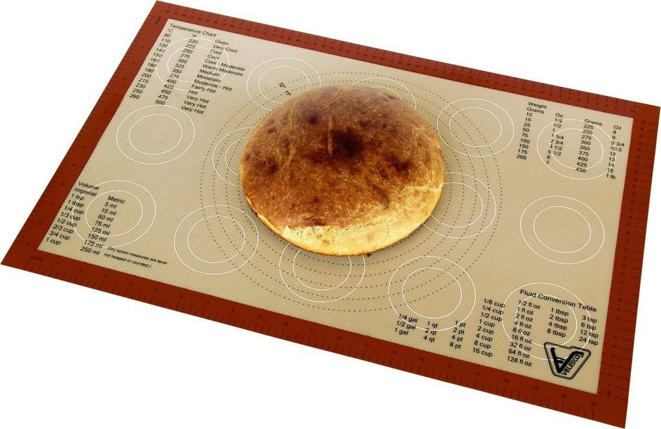 Silicone Baking Mat - Full Sheet Size (Thick & Large 24 1/2" x 16 1/2") - Non Stick Silicon Liner for Large Bake... N4