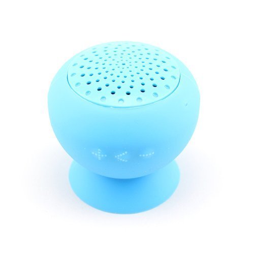 Olatec 00m55 Black Mushroom Mini Wireless Bluetooth Speaker Waterproof Silicone Sucker Hands Free Speakers for... N5