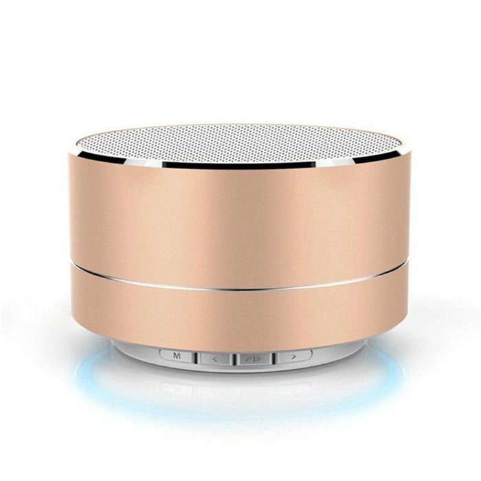 TIMEKER Metal Wireless Bluetooth Speaker with Microphone Portable Mini Super Bass Subwoofer Stereo Music Speaker...