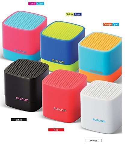 Elecom "Minicube Bluetooth Speaker For Smartphone (Black Color)" N8
