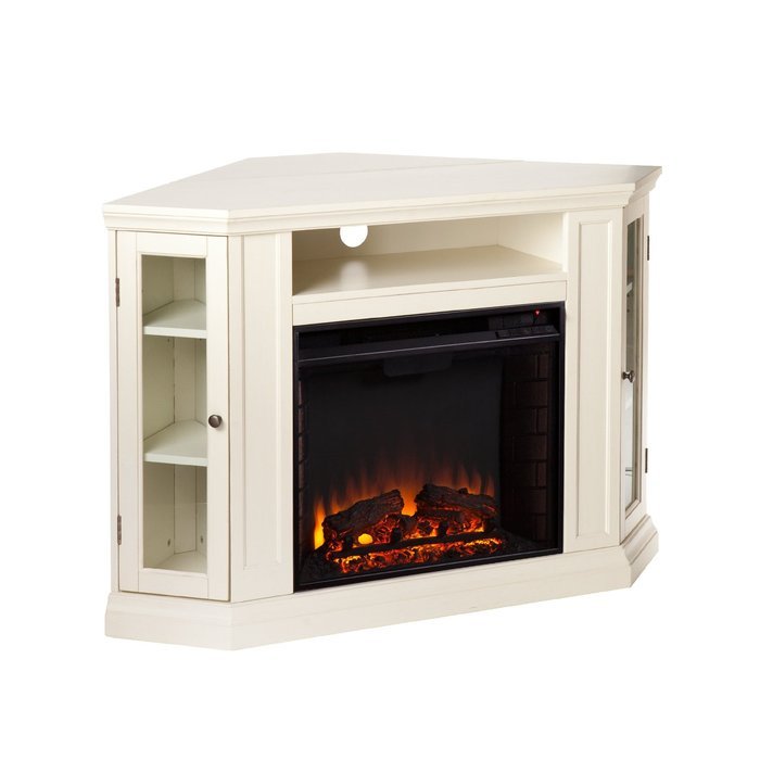 Claremont Convertible Media Electric Fireplace - Cherry N15