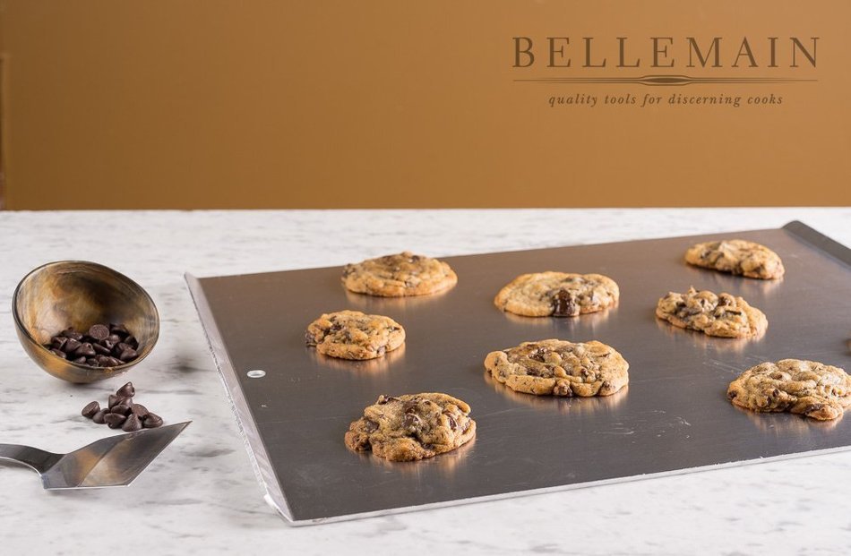 Bellemain Cookie Sheet 14"x17" , Pro Chef Quality, Heavy Duty Aluminum N2
