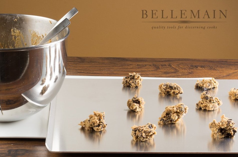 Bellemain Cookie Sheet 14"x17" , Pro Chef Quality, Heavy Duty Aluminum N3