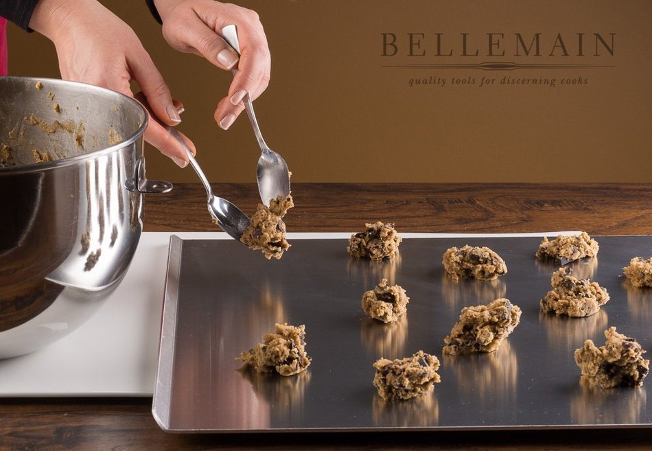 Bellemain Cookie Sheet 14"x17" , Pro Chef Quality, Heavy Duty Aluminum N4