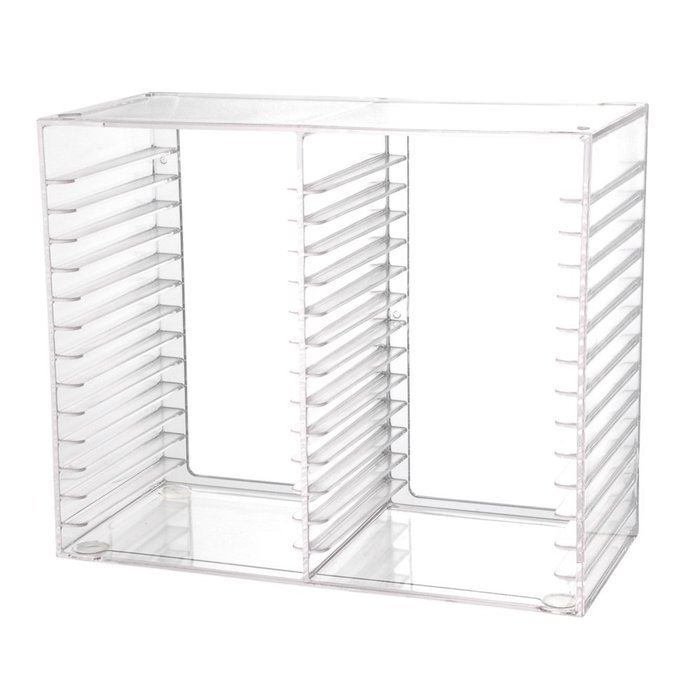 Stackable CD Holder - holds 30 standard CD jewel cases N2