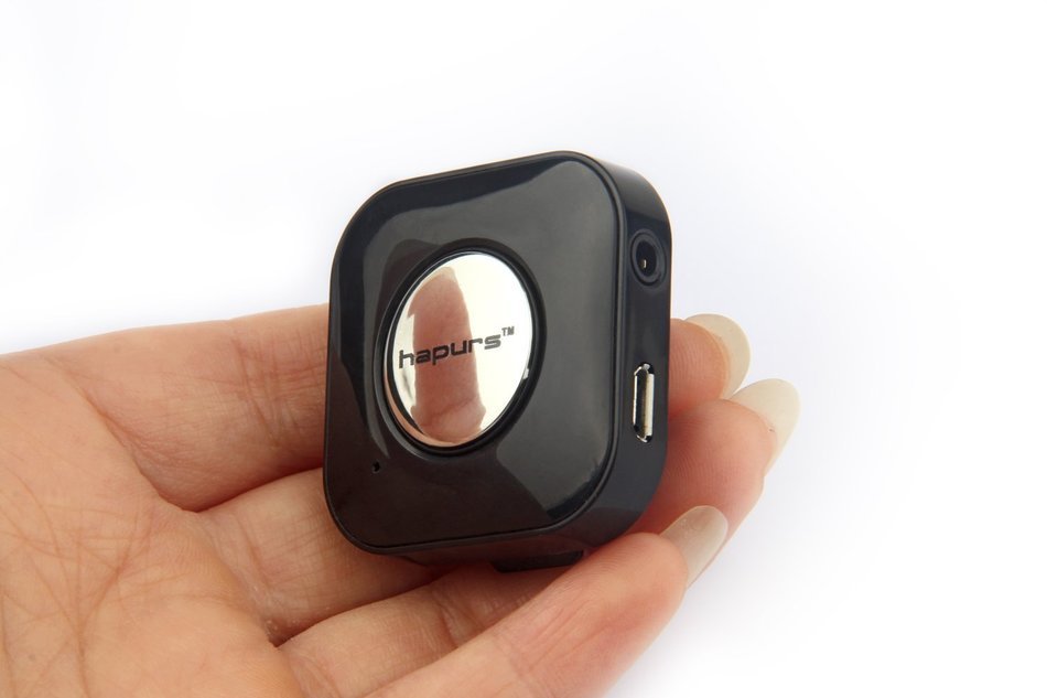 Hapurs Bluetooth 3.0 Music Receiver, Rechargeable NFC - enabled Bluetooth Audio Receiver for Sound System Speaker... N5