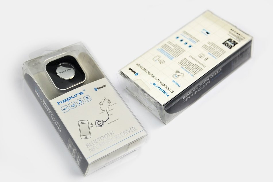 Hapurs Bluetooth 3.0 Music Receiver, Rechargeable NFC - enabled Bluetooth Audio Receiver for Sound System Speaker... N7