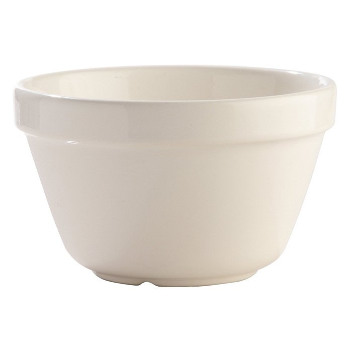 Mason Cash Steam Bowl (British Term - Pudding Basin), Cream, 1-Quart N2