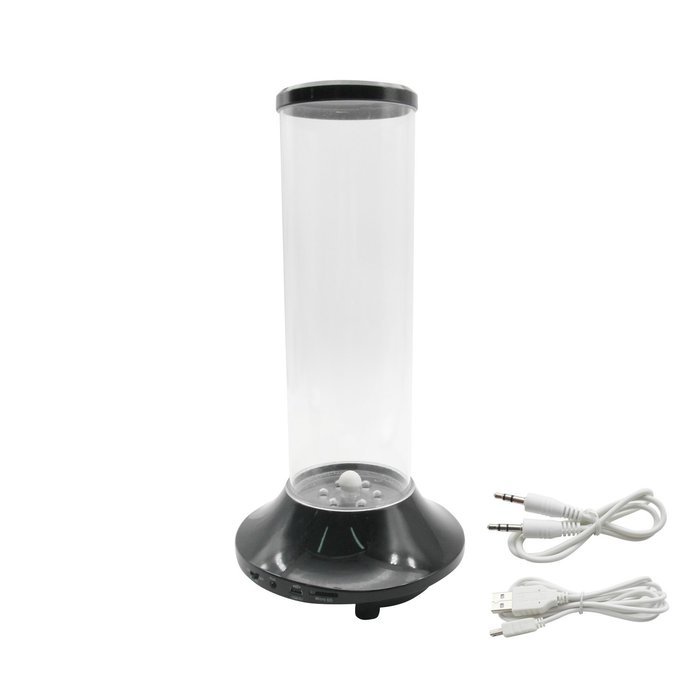 HyperPS Wireless Bluetooth LED Fish Tank Speaker Colorful Music Player Detection Bubbles with USB Charging Cable... N2