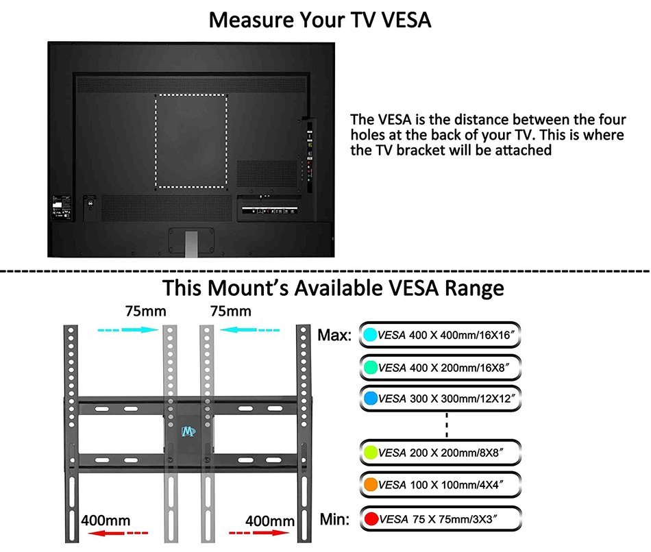 Mounting Dream MD2379 TV Wall Mount Bracket with Full Motion Dual Articulating Arm for most of 26-55 Inches LED... N4