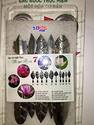 3D Jelly Tools Starter Kit - Type 7 - 3D Gelatin Art Tools - 10 pcs/set N2