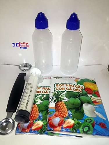 3D Jelly Tools Starter Kit - Type 7 - 3D Gelatin Art Tools - 10 pcs/set N5