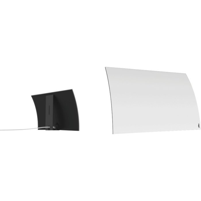 Mohu Curve 50 TV Antenna, Indoor, Amplified, 50 Mile Range, Modern Design, Tabletop, Paintable, 4K-Ready HDTV,...