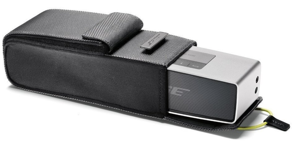 Bose SoundLink Mini II Bluetooth Wireless Speaker - Pearl w/ Energy Green Soft Silicon Cover & Travel Bag - Bundle N7