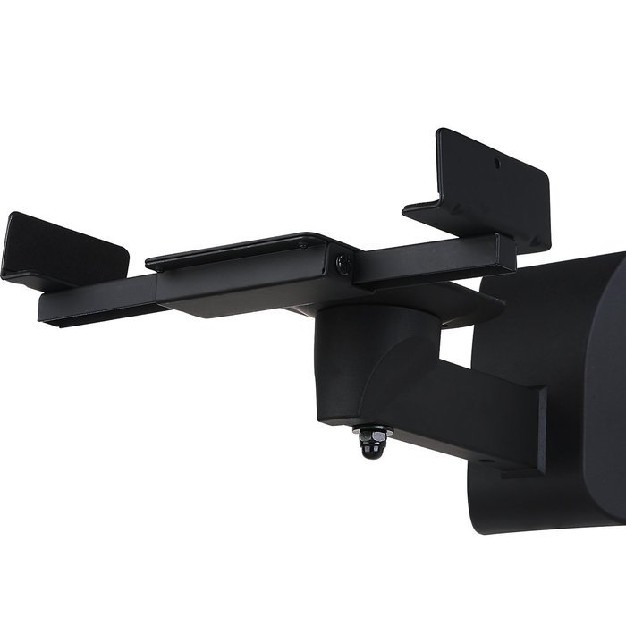 WALI One Pair of Side Clamping Bookshelf Speaker Mounting Bracket with Tilt and Swivel for Large Surrounding Sound... N3