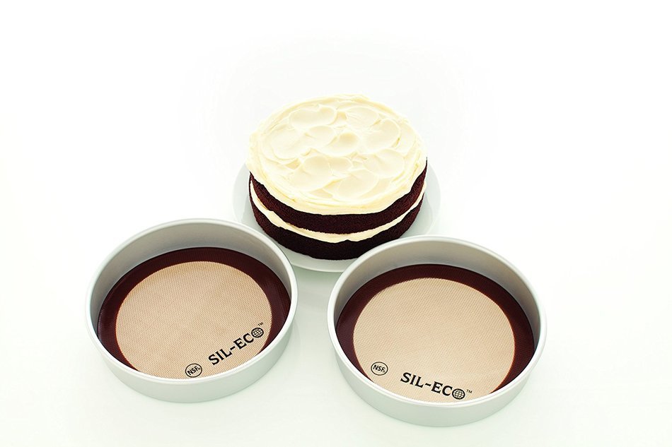 Sil-Eco E-99124 Non-Stick Silicone Baking Liner, 9" Round N2