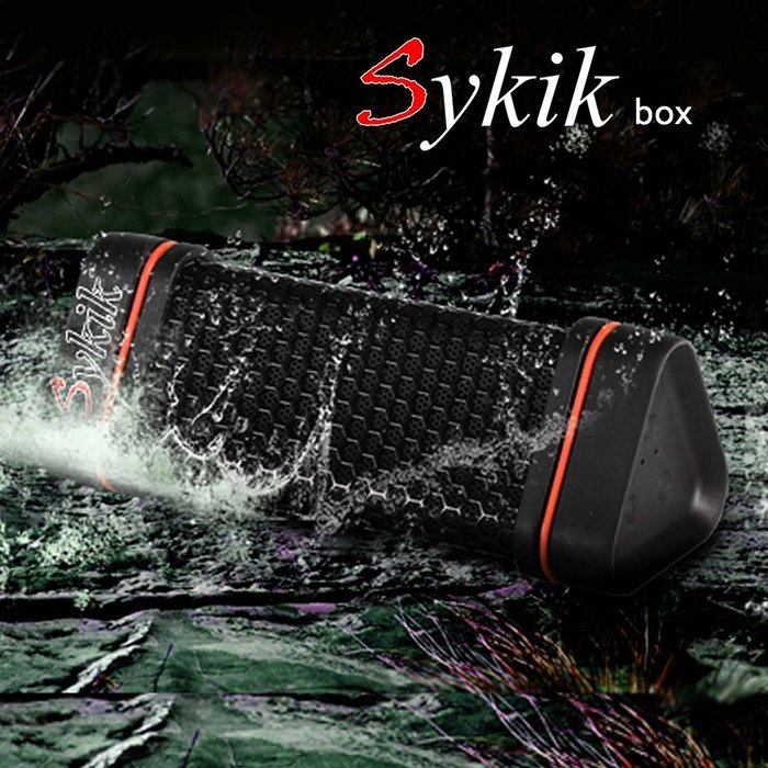 Sykik Box Portable Outdoor Sports Water Resistant, Weather proof, Shock proof, Dust proof, Rugged High power Wireless... N2