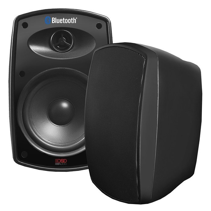 OSD Audio 5.25-Inch Wireless Bluetooth Patio Speaker Pair, White BTP-525WHT N3