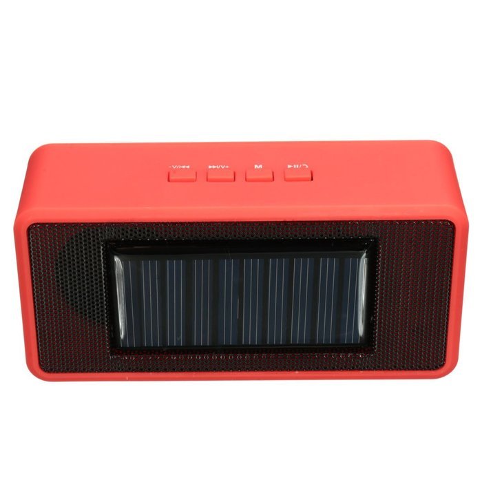 LOPEZ Solar Powered Speaker, Solar Panels Charge Portable Wireless Bluetooth Speaker Sound TF Card MP3 Player... N3