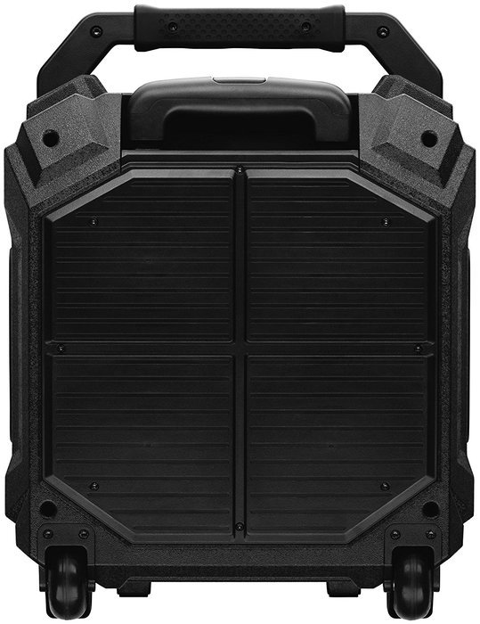 NYNE Multimedia Performer Portable 8" Speaker with Built-In Party Lights, FM Radio, 3.5mm Aux-In N4