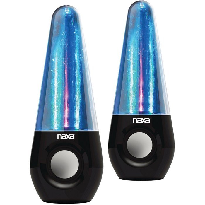 NAXA Electronics NAS-3058 Dancing Water Light Bluetooth Stereo Speakers