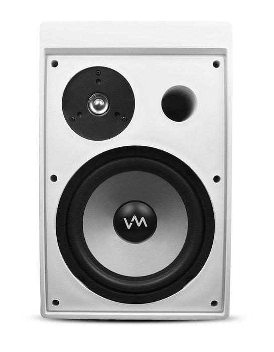 Bluetooth Outdoor PA Speakers - 2) VM Audio 8-Inch Speakers with Pyle 2000BT Amplifier N4