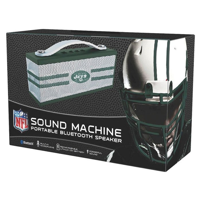 iHip NFL Bluetooth Sound Machine Portable Bluetooth Speaker (NY Jets); Works with iPad Tablets, iPod's,iPhone...