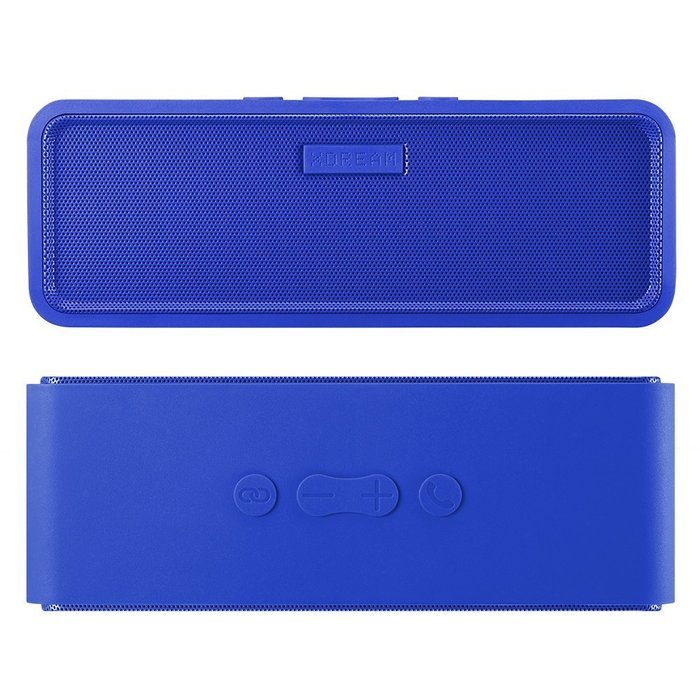 XDREAM X-TEREO Portable Wireless Stereo 2.0 Bluetooth Speaker Set, Separate Left and Right Channel. (Blue + Grey) N4