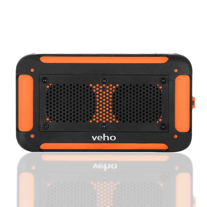 Veho VXS-002-ORG 360 Vecto Wireless Water Resistant Outdoor Speaker with 6000mAh Powerbank, Microphone, MP3 player...