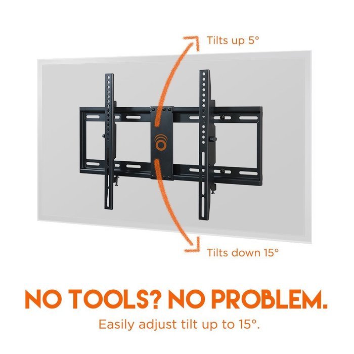 ECHOGEAR Tilting Low Profile TV Wall Mount Bracket for 32-70 inch TVs - Up to 15 Degrees of Tilt for LED, LCD,... N5