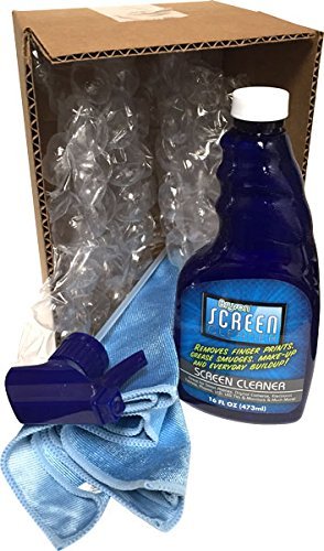 Screen Cleaner Kit - Computer, TV, Laptop, LCD, LED Spray - 16 oz Bottle With Microfiber Cloth N5