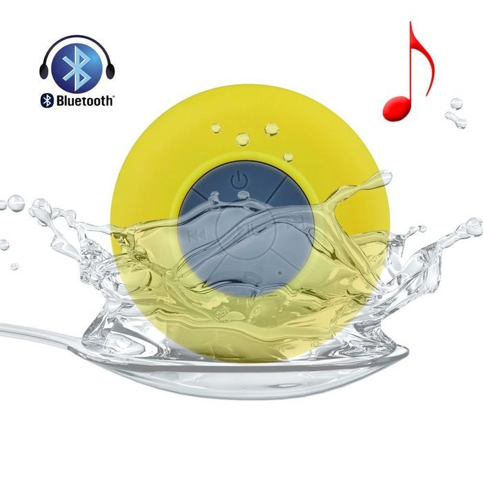 Generic Waterproof Wireless Bluetooth Stereo Shower Speaker, Ultra Portable Hands-Free Speakerphone (Blue) N6