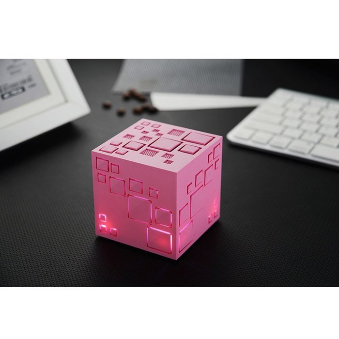 iSTYLE Portable Bluetooth Speakers Q+ ,Cube Wireless Stereo Led Light speaker,Support TF Card FM Radio,for iPhone... N18
