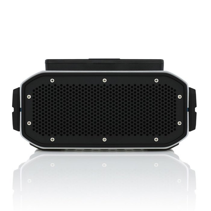 Braven BRV-PRO+SOLAR Bluetooth Speaker (Speaker/Solar Panel) - Silver/Black N4