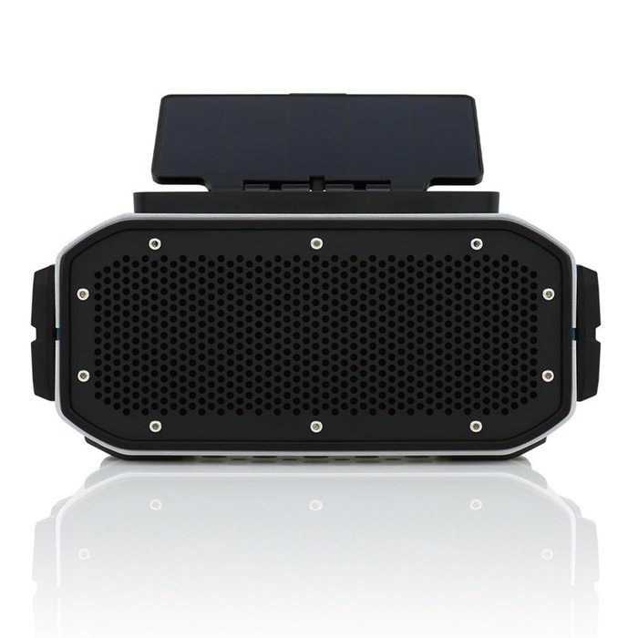 Braven BRV-PRO+SOLAR Bluetooth Speaker (Speaker/Solar Panel) - Silver/Black N5