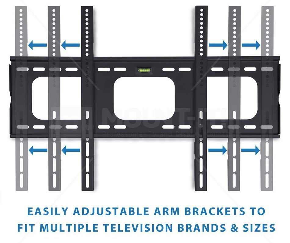 Mount-It! MI-305B TV Wall Mount for Samsung, Sony, LG, Sharp, Insignia, Vizio, Haier, Toshiba, Sharp, Element,... N2
