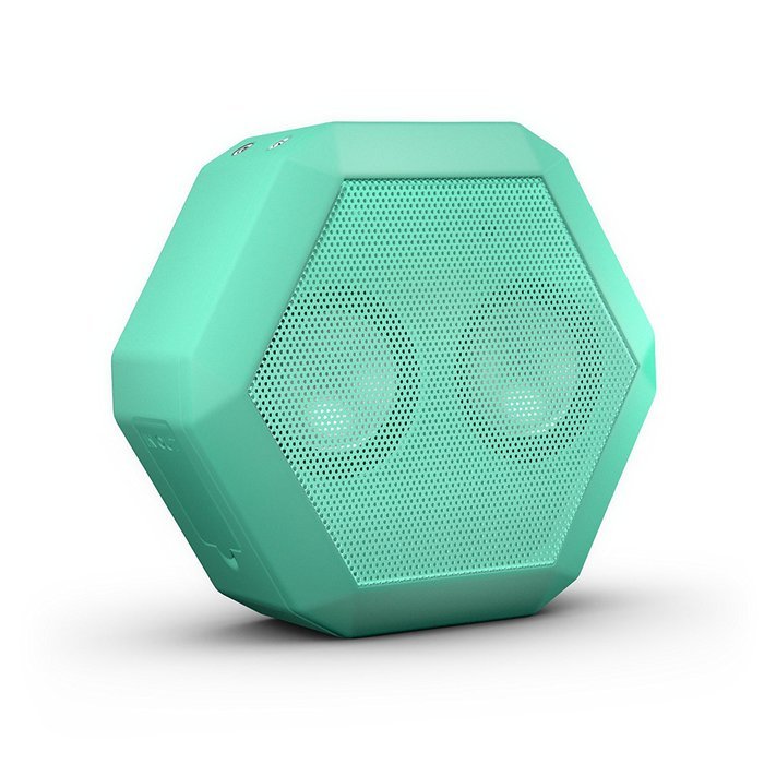 Boombotix - Boombot REX 2.0, Wireless Ultraportable Weatherproof Bluetooth Speaker, Woodgrain N11