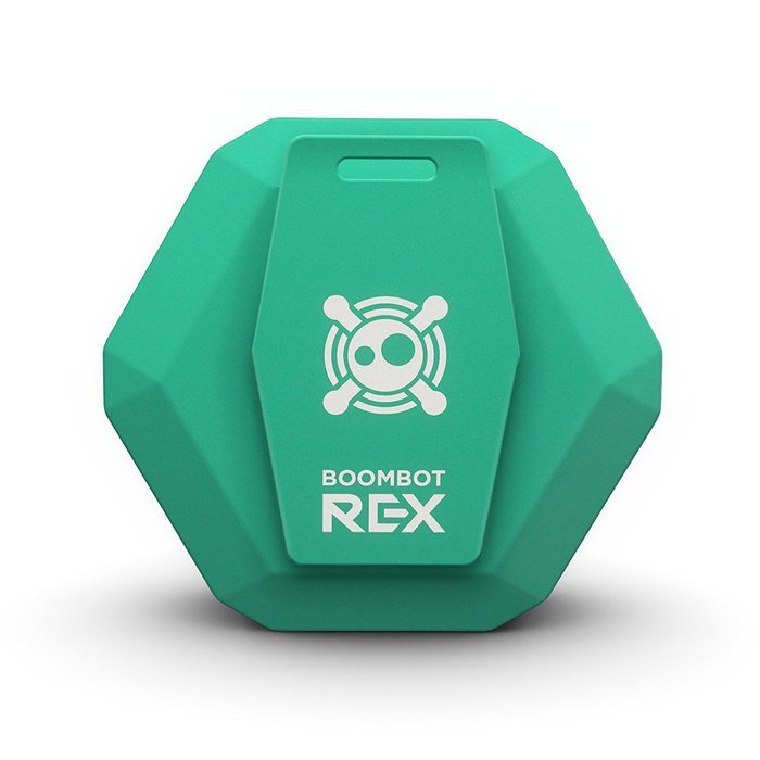 Boombotix - Boombot REX 2.0, Wireless Ultraportable Weatherproof Bluetooth Speaker, Woodgrain N13