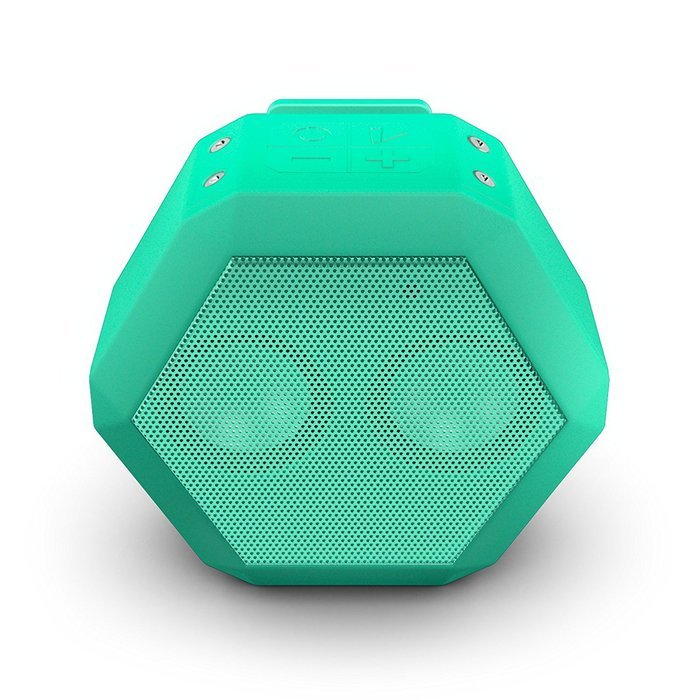Boombotix - Boombot REX 2.0, Wireless Ultraportable Weatherproof Bluetooth Speaker, Woodgrain N14