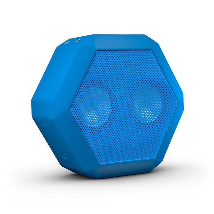 Boombotix - Boombot REX 2.0, Wireless Ultraportable Weatherproof Bluetooth Speaker, Woodgrain N19