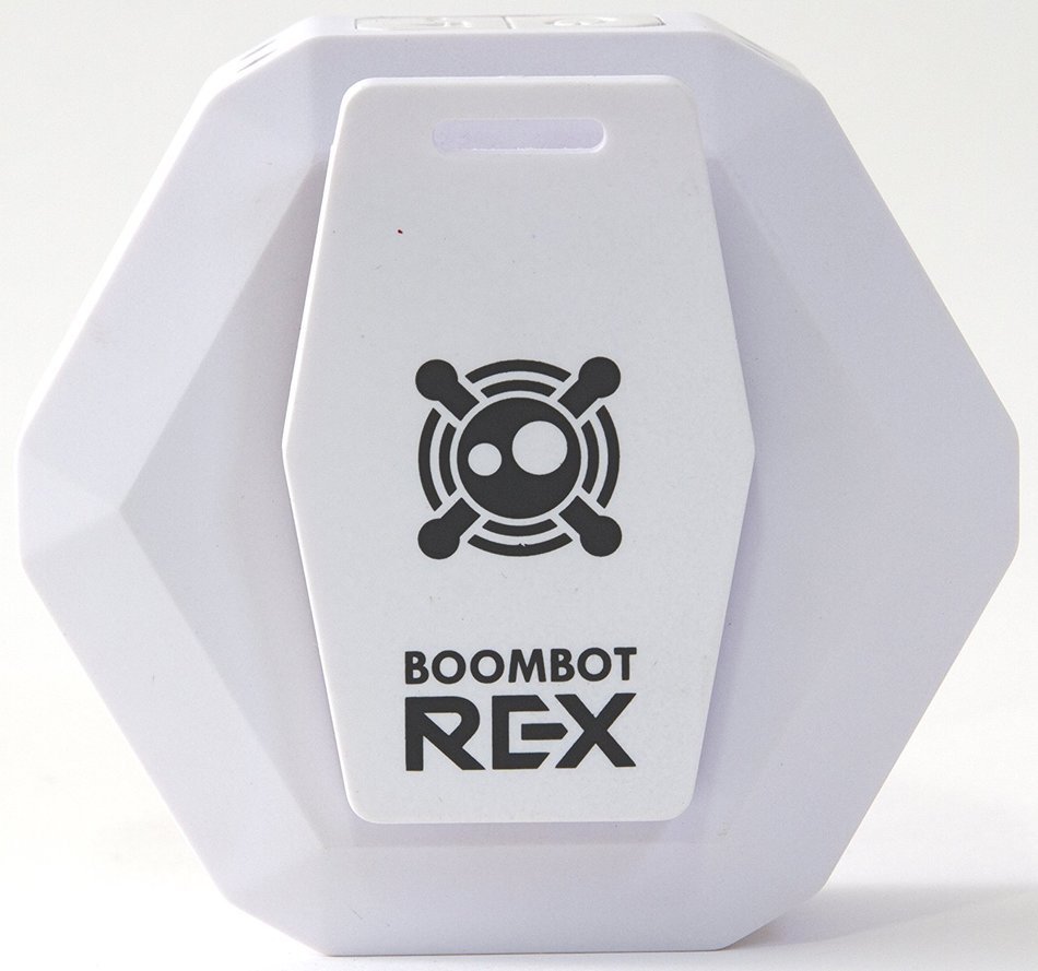 Boombotix - Boombot REX 2.0, Wireless Ultraportable Weatherproof Bluetooth Speaker, Woodgrain N26