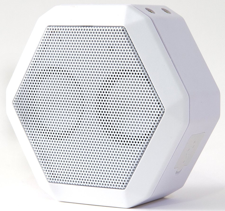 Boombotix - Boombot REX 2.0, Wireless Ultraportable Weatherproof Bluetooth Speaker, Woodgrain N27