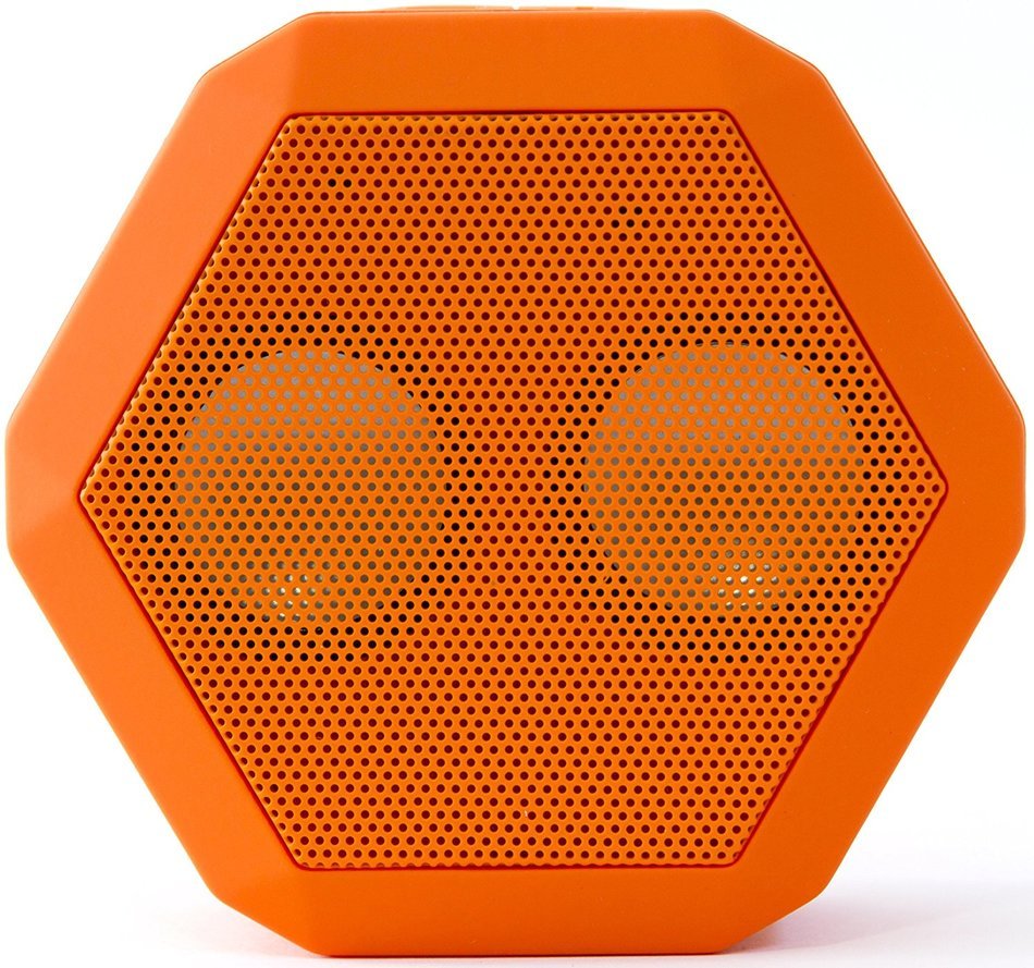 Boombotix - Boombot REX 2.0, Wireless Ultraportable Weatherproof Bluetooth Speaker, Woodgrain N33