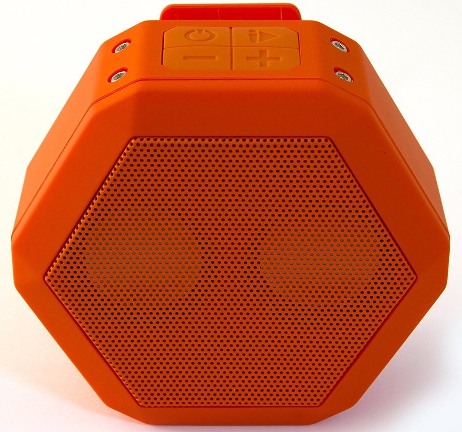 Boombotix - Boombot REX 2.0, Wireless Ultraportable Weatherproof Bluetooth Speaker, Woodgrain N37