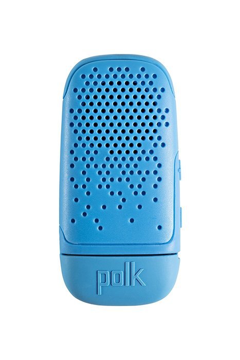 Polk Audio BITE-A Boom Bit Waterproof Wearable Bluetooth Speaker, Blue