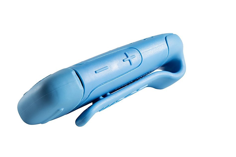 Polk Audio BITE-A Boom Bit Waterproof Wearable Bluetooth Speaker, Blue N3