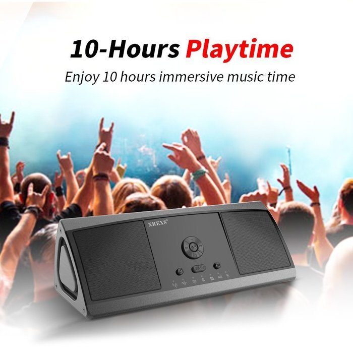 WiFi Speaker with App, Airplay/ DLNA connection,XREXS Wireless Bluetooth Stereo Speaker with Subwoofer Bass,Multi... N5