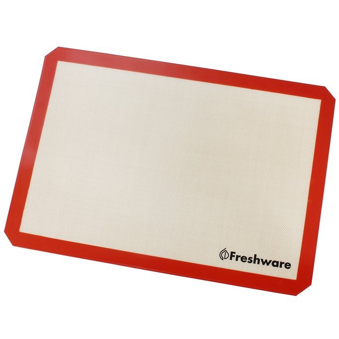 Freshware Silicone Non-Stick Baking Mat, Big (2/3) Size, 19.5 x 13.6 inch, BM-103